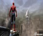 Spiderman, στην κορυφή ενός κτιρίου από τον έλεγχο της πόλης
